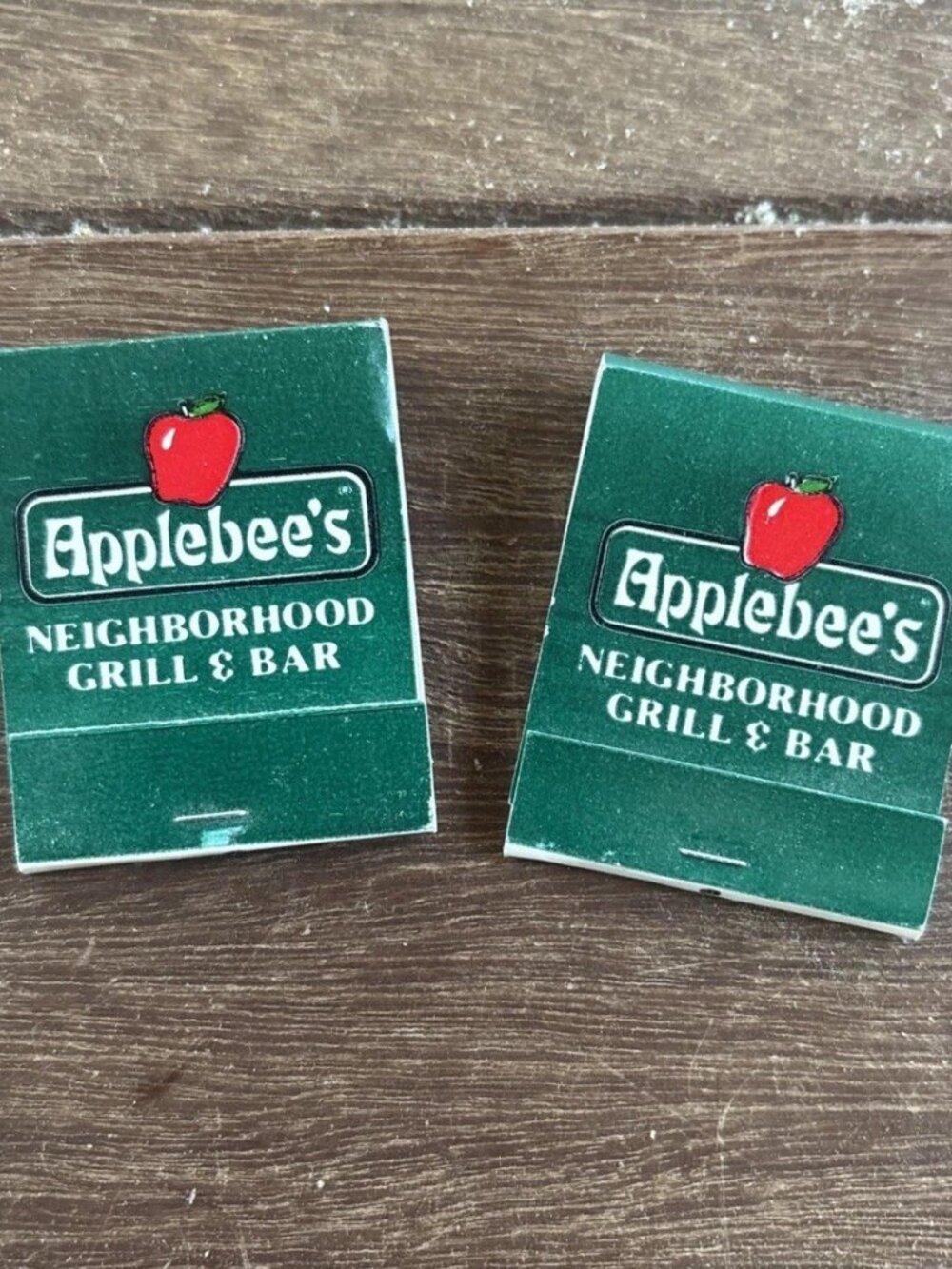 2 Applebee's Matchbooks, Unstruck Restaurant Graphics
